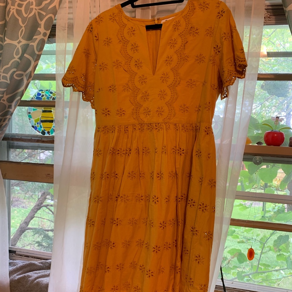 Made well Lace  Mustard Dress